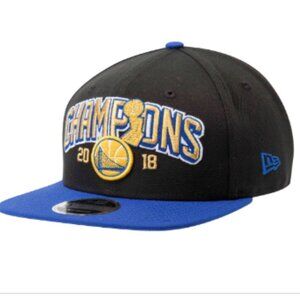 Golden State Warriors New Era 2018 NBA Finals Champions Trophy Two-Tone Hat